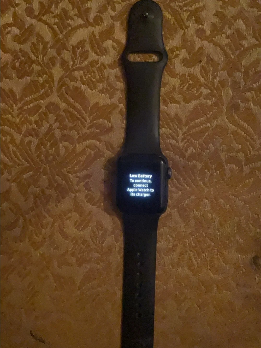 Apple Black Smartwatch with Black Sport Band
